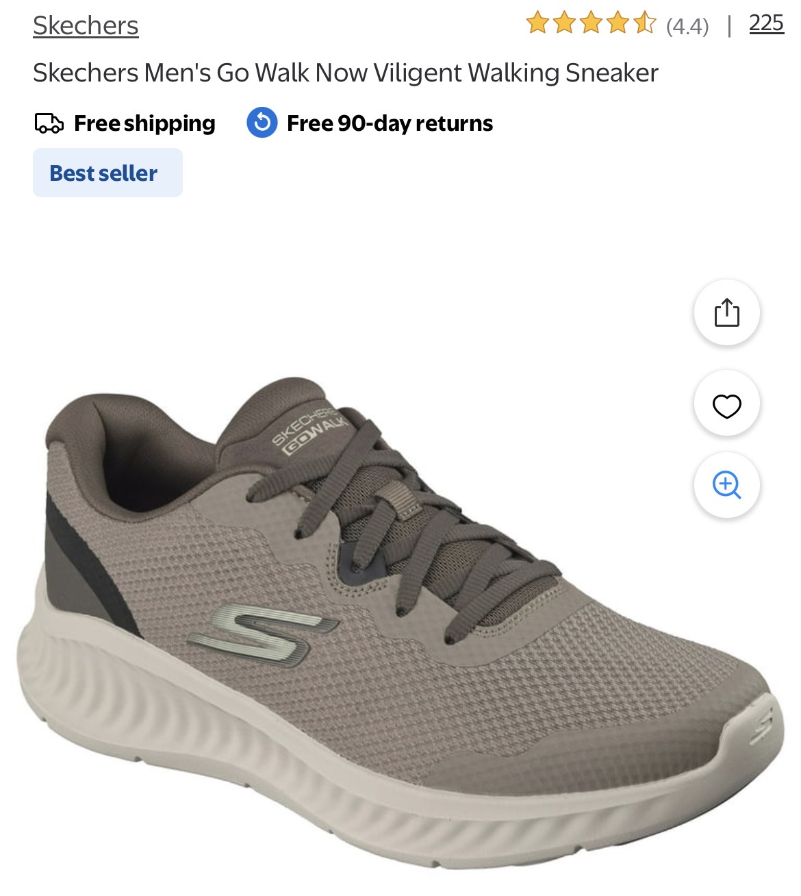Skechers Men's Go Walk Now Viligent Walking Sneaker #H11
