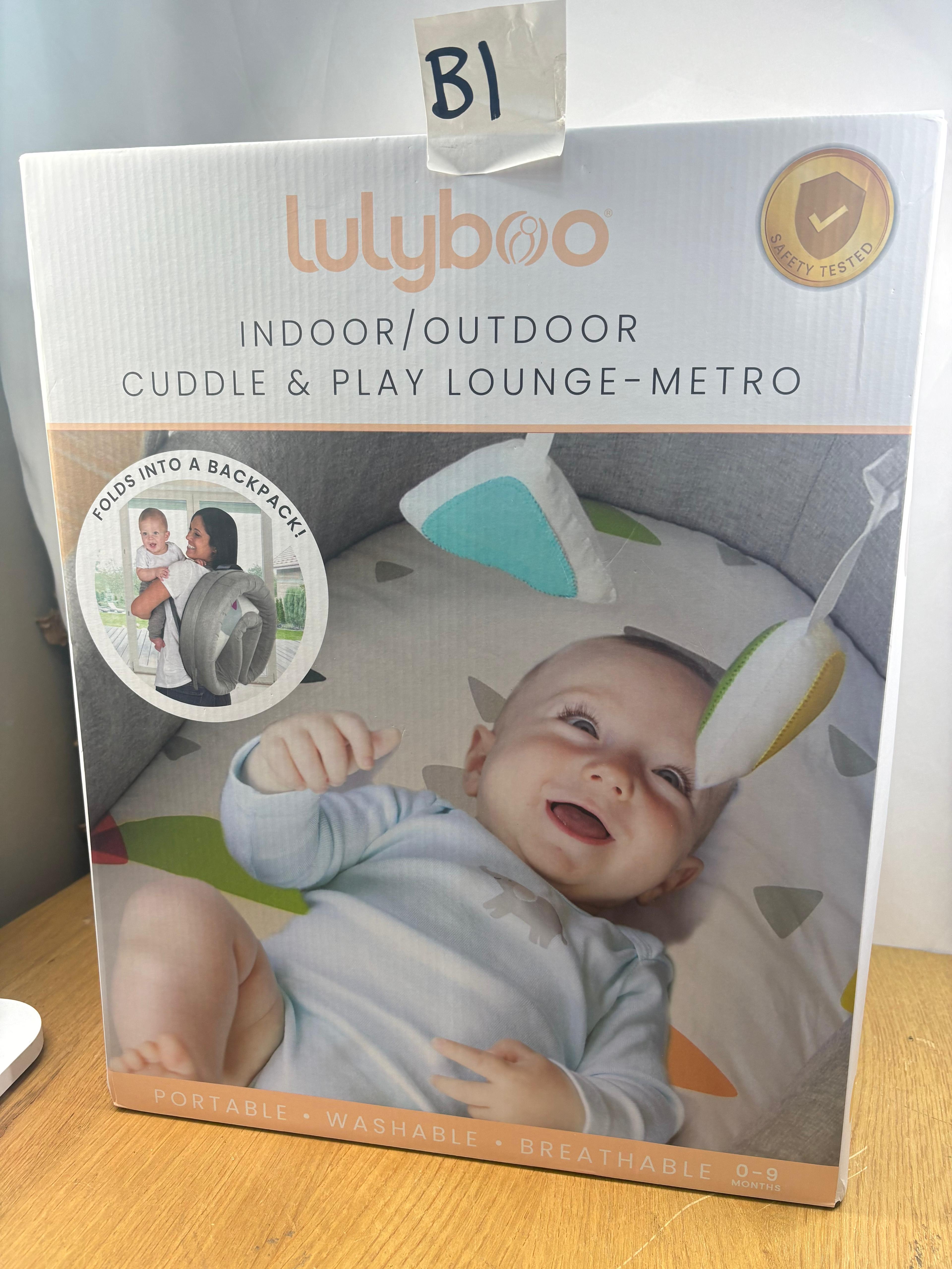 Lulyboo Indoor/Outdoor Cuddle & Play Lounge - Metro #B1