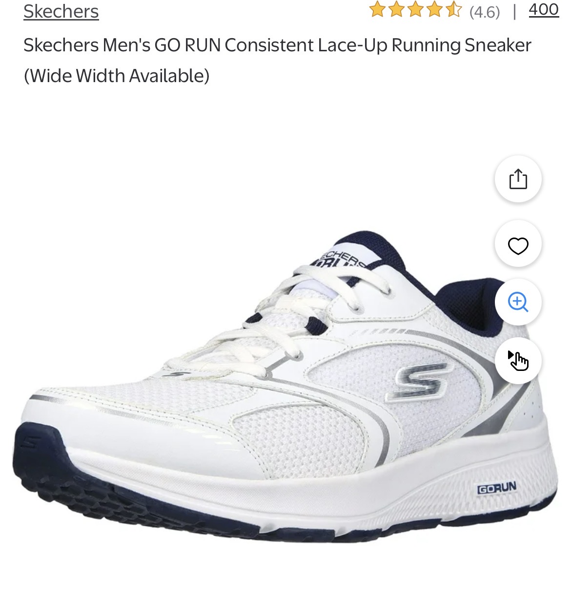 Skechers Men's GO RUN Consistent Lace-Up Running Sneaker #H4